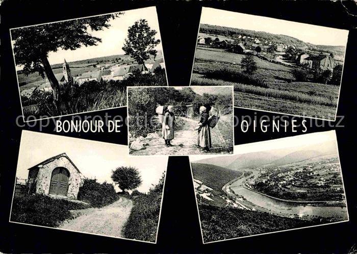 Oignies en Thierache Landschaftspanorama Bauersfrauen