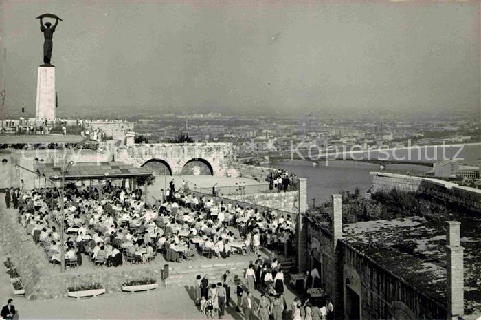 Budapest Citadella terasz Zitadelle Terrasse
