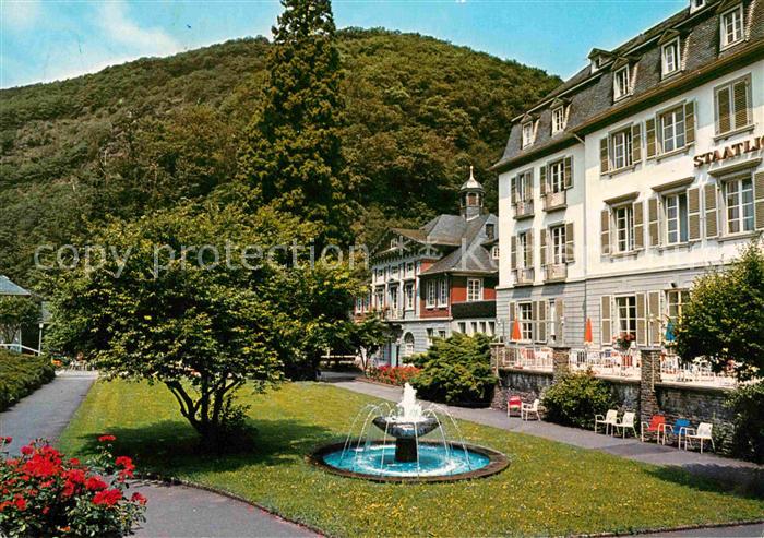 Bad Bertrich Kurhaus und Kurhotel Kuranlagen Springbrunnen