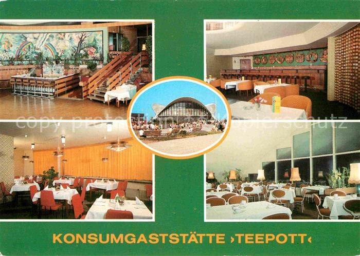 Rostock-Warnemuende Konsumgaststaette Teepott Bar Restaurant Cafe