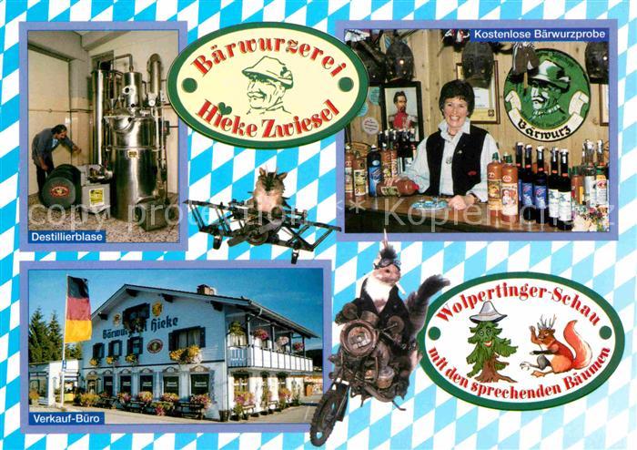 Zwiesel Niederbayern Baerwurzerei Hieke Destillierblase Baerwurzprobe Verkaufsbu