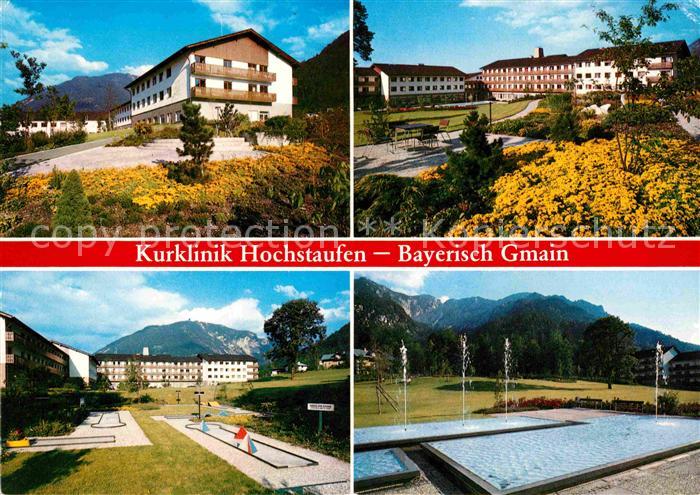 Bayerisch Gmain Kurklinik Hochstaufen Minigolfanlage Schwimmbad