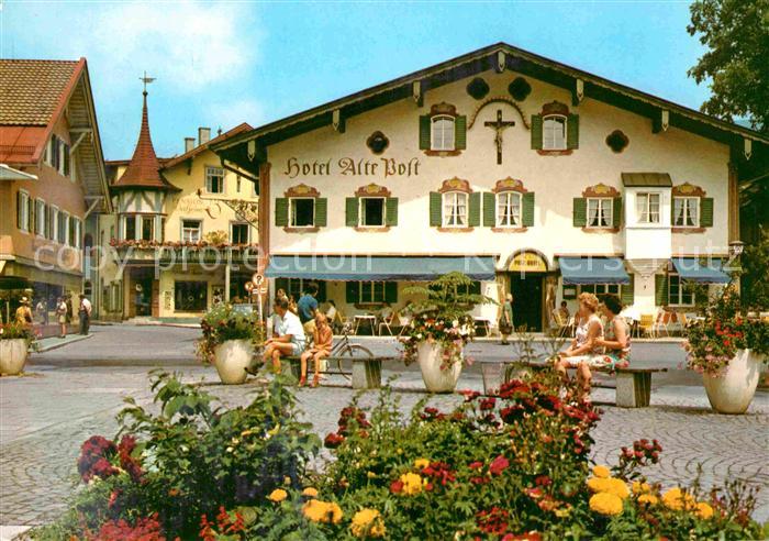 OBERAMMERGAU Bayern Am Dorfplatz