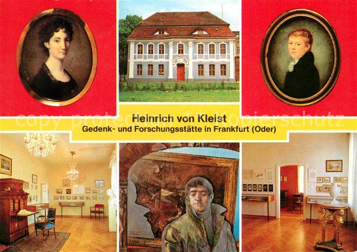 Frankfurt Oder Wilhelmine von Zenge Heinrich von Kleist Haus Ausstellungsraeume