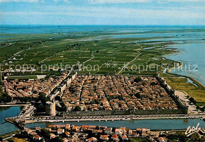 Aigues-Mortes Gard Fliegeraufnahme