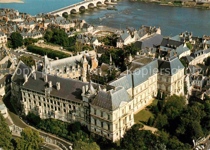 Blois 41 Le Chateau Vue aerienne