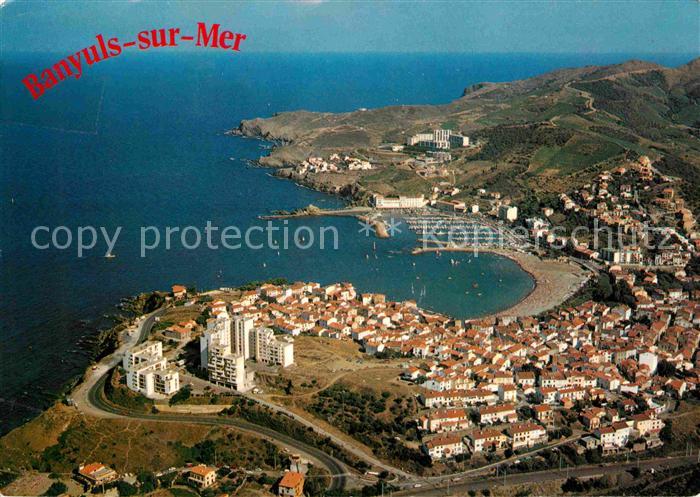 Banyuls-sur-Mer Vue generale aerienne