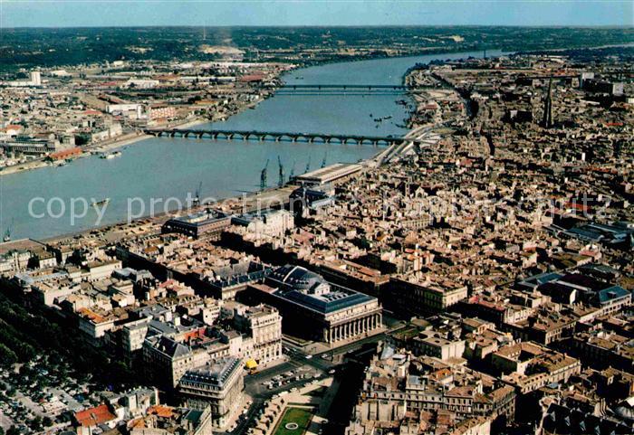 Bordeaux Vue generale aerienne Les Allees de Tourny et le Grand Theatre