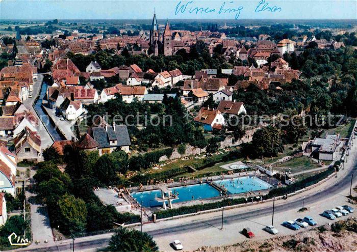 Wissembourg Vue aerienne La Piscine