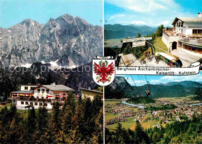 Kufstein Tirol Berghaus Aschenbrenner Kaiserlift Panorama