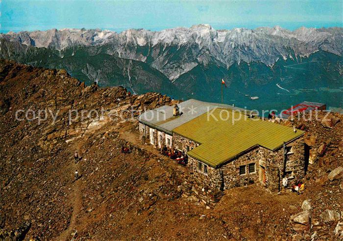 Glungezerhuette Fliegeraufnahme