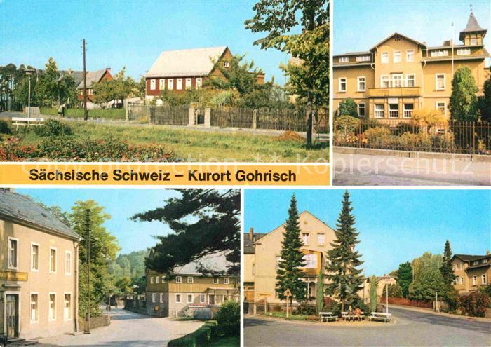 Gohrisch Dorfplatz Kurheim FDGB Heim Erholung Teilansicht