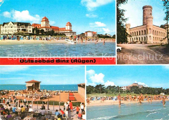 Binz Ruegen Kurhaus Jagdschloss Granitz Konzertplatz Strandpartie