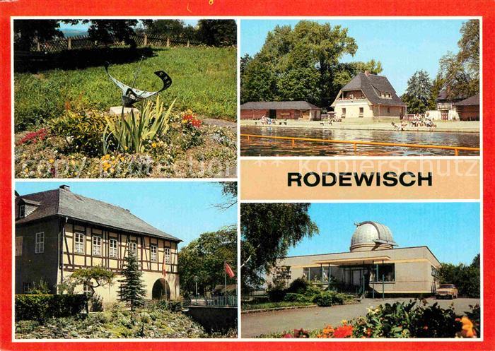 Rodewisch Sonnenuhr Schulsternwarte Fliegerkosmonaut Sigmund Jaehn Freibad Museu