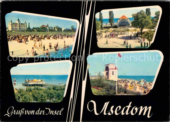 Insel Usedom Zinnowitz Seebaeder Ahlbeck Heringsdorf Bansin