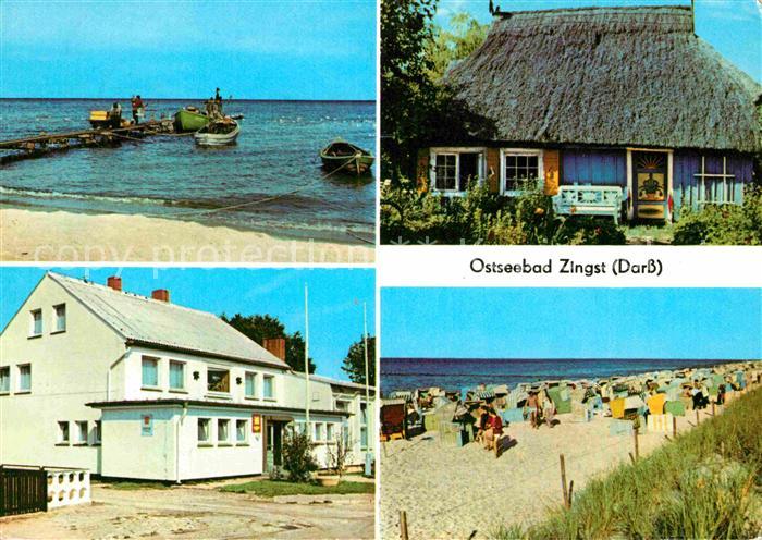 Zingst Ostseebad Am Fischerstand Rohrdachkaten FDGB Erholungsheim Stranddistel S