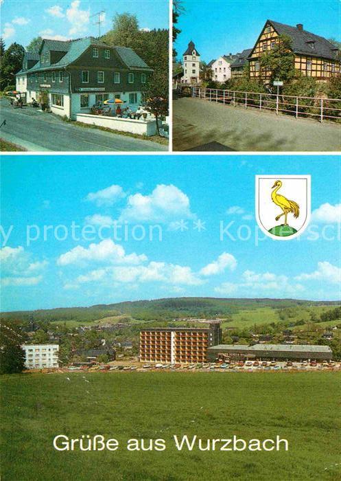 Wurzbach Konsum Gaststaette Zum Sormitztal Altes Rathaus FDGB Erholungsheim Fran