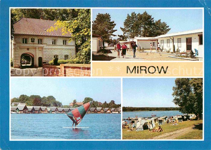 Mirow Torhaus Granzow Bungalowsiedlung Morower See Bootshaeuser Strandbad