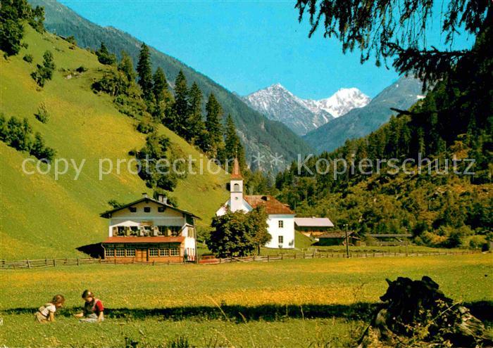 Mayrhofen Zillertal Alpengasthof Haeusling Kirche