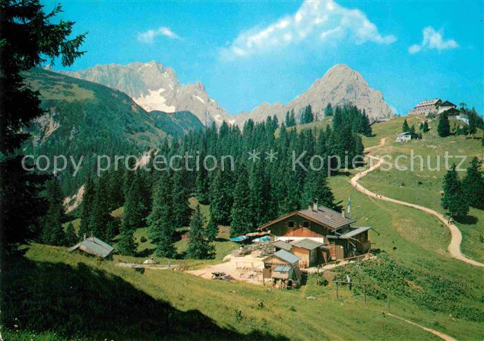 Kreuzeckhaus Kreuzalm Zugspitze Waxensteine