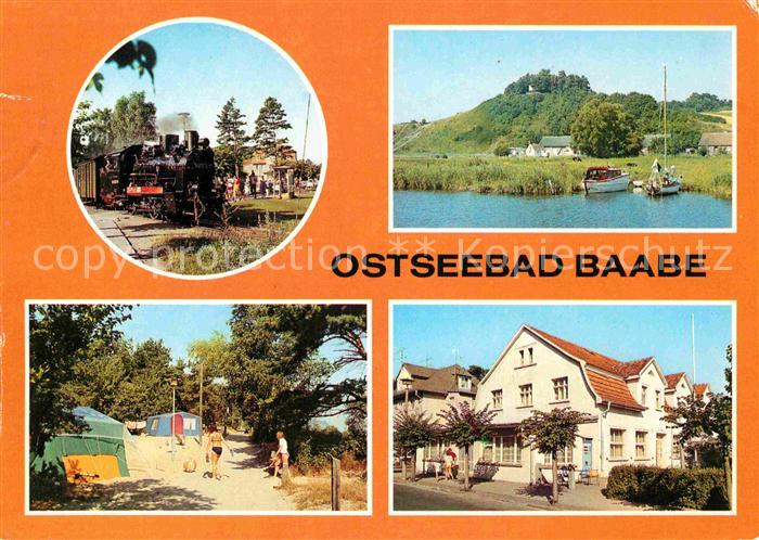 Baabe Ostseebad Ruegen Schmalspurbahn Moritzburg Campingplatz FDGB Erholungsheim