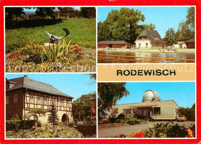 Rodewisch Sonnenuhr Freibad Museum Schulsternwarte Fliegerkosmonaut Sigmund Jaeh