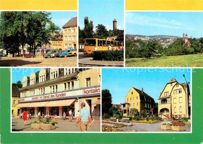 Auerbach Erzgebirge Altmarkt Schlossblick Teilansicht Friedensplatz Philipp Muel