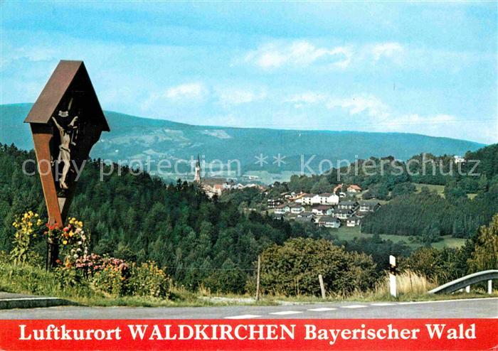 Waldkirchen Niederbayern Panorama Wegekreuz