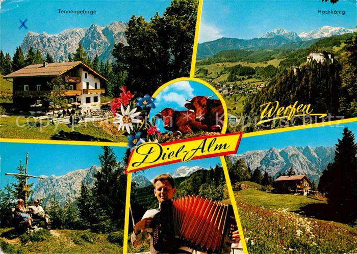 Werfen Salzburg Diel Alm Tennengebirge Hochkoenig Gipfelkreuz