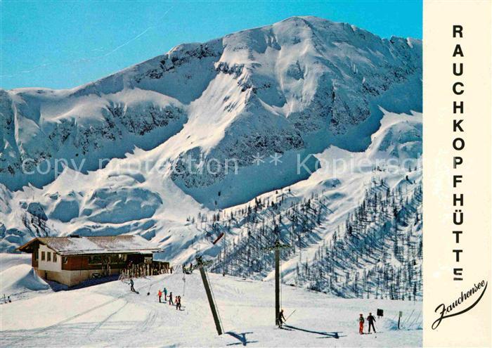 Zauchensee Rauchkopfhuette mit Steinfeldspitze