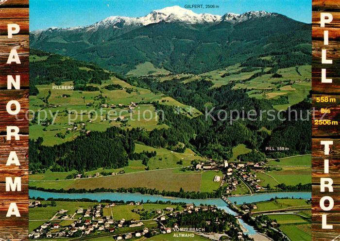 Pill Tirol Fliegeraufnahme