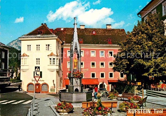 Kufstein Tirol Marienbrunnen Stadtplatz