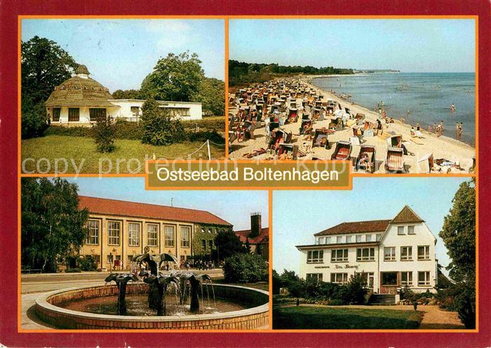 Boltenhagen Ostseebad Konsum Gaststaette Pavillon Strand FDGB Erholungsheim Frit