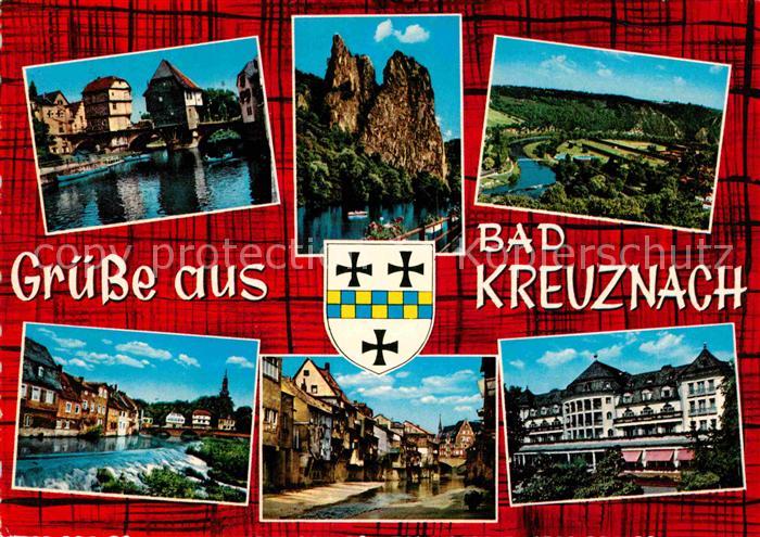 Bad Kreuznach Orts und Teilansichten Felsen