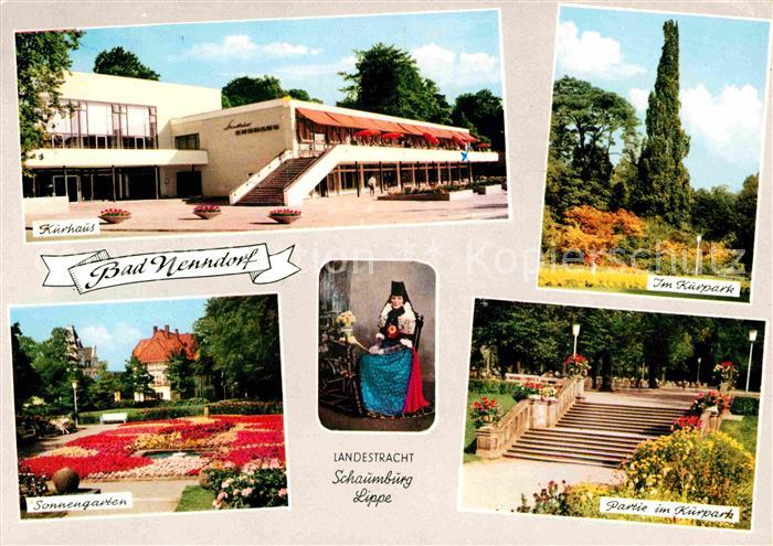 Bad Nenndorf Kurhaus Kurpark Sonnengarten Landestracht Schaumburg Lippe