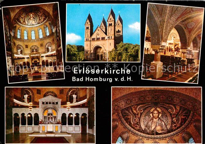 Bad Homburg Erloeserkirche Inneres Details