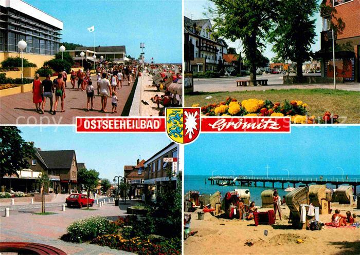 Groemitz Ostseebad Promenade Dorfpartien Strand Seebruecke