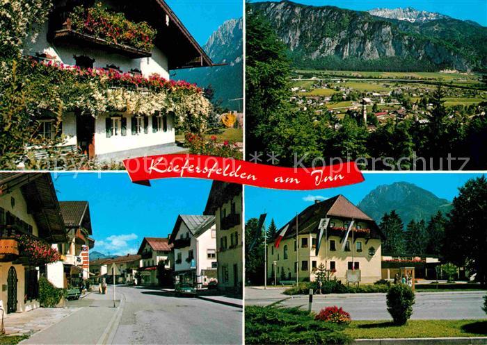 Kiefersfelden mit Kaisergebirge Strassenpartien