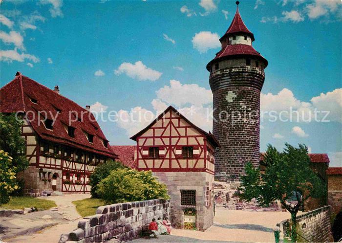 NueRNBERG  CITY Tiefer Brunnen und Sinwellturm