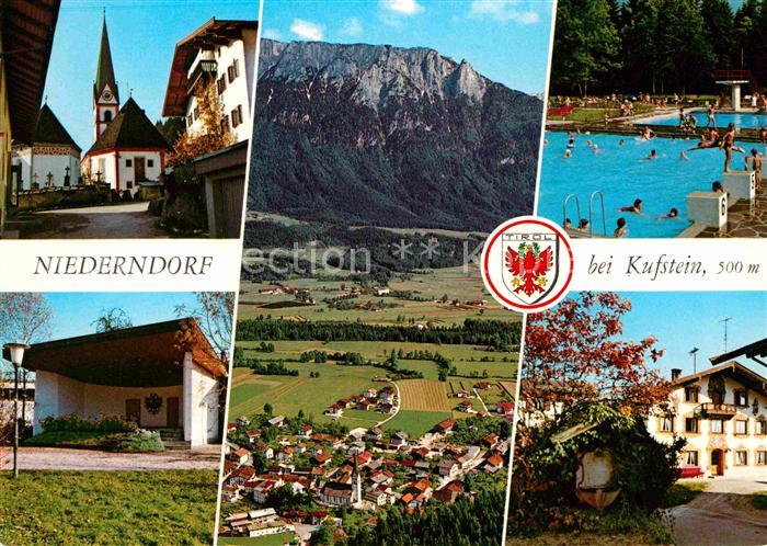 Niederndorf Kufstein Pfarrkirche St Georg Ortskern Kaisergebirge Schwimmbad Musi