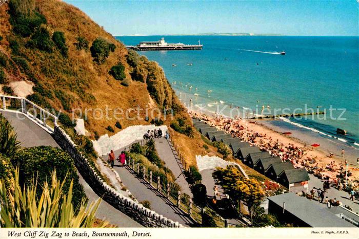 Bournemouth West Cliff Zig Zag to Beach