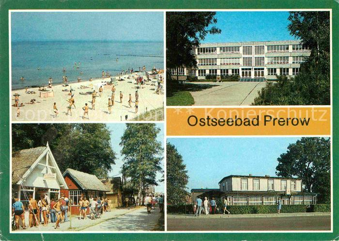 Prerow Ostseebad Strand Polytechnische Oberschule Strandweg FDGB Erholungsheim A
