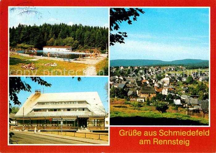 Schmiedefeld Rennsteig Waldbad Crux FDGB Erholungsheim DSF uebersicht