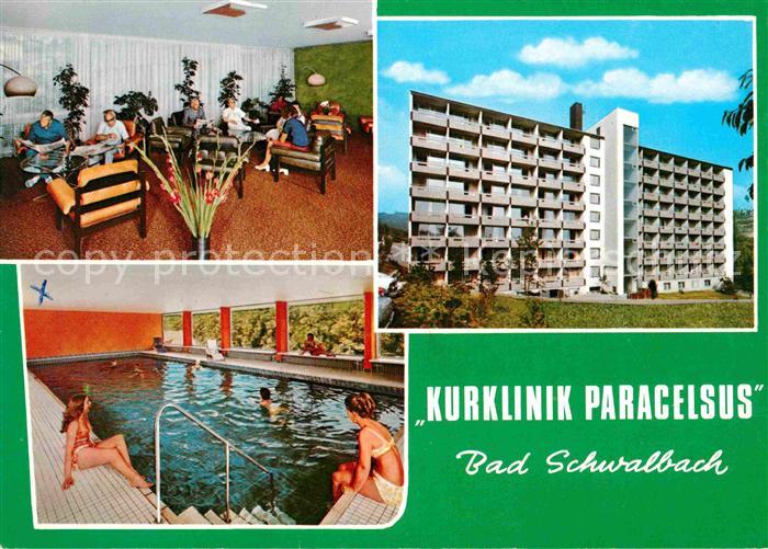Bad Schwalbach Kurklinik Paracelsus Aufenthaltsraum Hallenbad