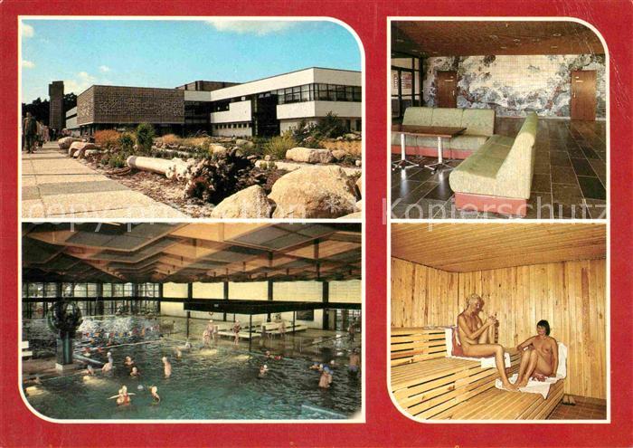 Zinnowitz Ostseebad Feriendienst der IG Wismut Meerwasserhallenbad Halle Sauna