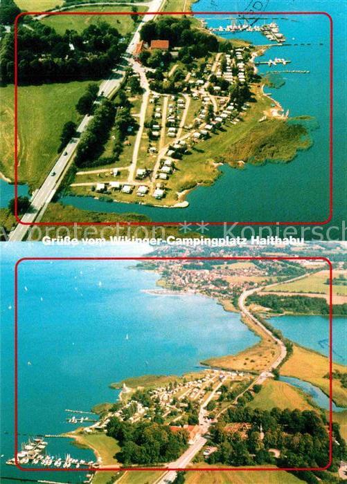 Haddeby Wikinger Campingplatz Haithabu Fliegeraufnahme