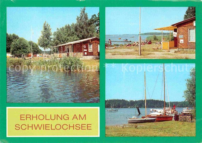 Schwielochsee Niewisch Pieskow Leissnitz Badestrand Segelboot