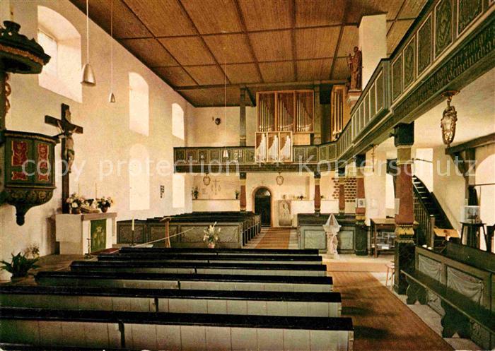 Neunkirchen Odenwald Evangelische Pfarrkirche Innenansicht