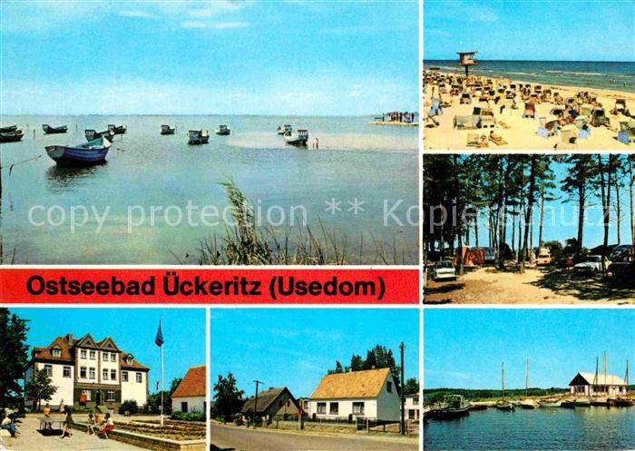 ueckeritz Usedom Achterwasser POS Ernst Thaelmann Betriebsferienheim Strand Camp