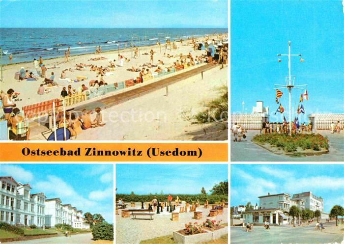 Zinnowitz Ostseebad Strand Ferienheime Minisportanlage Karl Marx Strasse